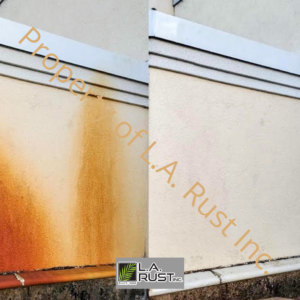 Wall Rust - Before & After